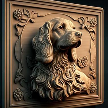 3D model Miss Beazley dog famous animal (STL)